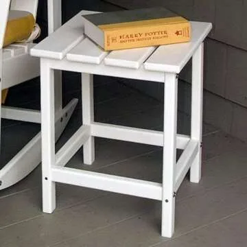 Durable POLYWOOD Side Table, Perfect for Outdoor Use