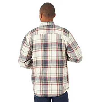 Wrangler Men's Long Sleeve Sherpa Lined Shirt Jacket