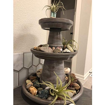 Lifelike 4 Pack Artificial Pineapple Grass Air Plants for Home Decor