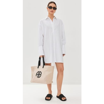 Stylish ANINE BING Women's Medium Rio Tote in Brown