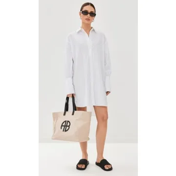 Stylish ANINE BING Women's Medium Rio Tote in Brown