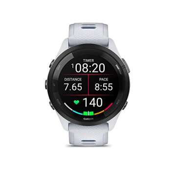 Garmin Forerunner 265 Running Smartwatch, Colorful AMOLED Display, Training Metrics and Recovery Ins...