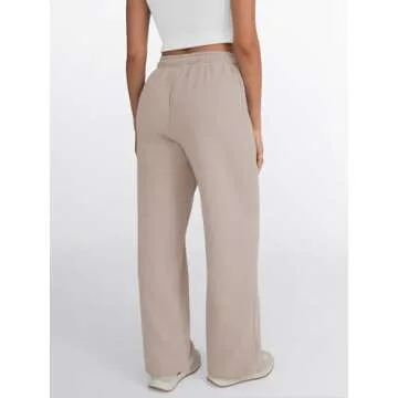 Trendy Queen Women's High Waisted Wide Leg Sweatpants