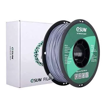 eSUN PLA PRO (PLA+) 3D Printer Filament, Dimensional Accuracy +/- 0.03 mm, 1kg, Plastic Spool, 1.75mm, Gray
