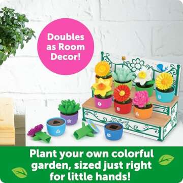 Learning Resources Shape & Color Garden - Toddler Toys, Eco Friendly Products for Kids, Easter Toys For Kids, Ages 18+ Months