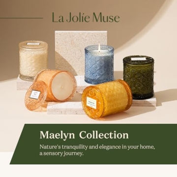 Luxury Pumpkin Chai Scented Soy Candle 40H Burn Time