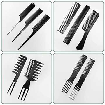 Professional Hair Styling Comb Set for Stylists