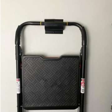 Ladder Hooks for Garage Wall,Ladder Hanger Garage Organization- Wall Mount Wheelbarrow Hanger, Patio Furniture, Chair & Ladder - Garage Wall Storage (1 PACK)