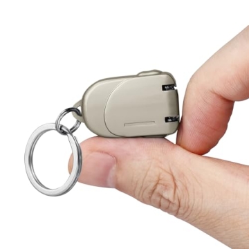 VOGARB Portable Nail Clippers Compact Collapsible Keychain Nail Clipper with Case, Stainless Steel, ...