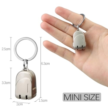 VOGARB Portable Nail Clippers Compact Keychain Set