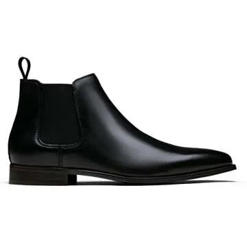 Jousen Chelsea Boots for Men - Stylish Leather Slip-Ons