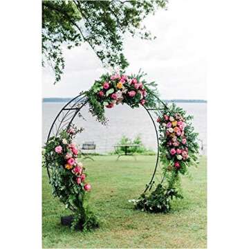 Floral Supply Online - Large Flower Cage Holders with Floral Foam for Fresh Flowers. Includes Flower Guide Booklet. (Pack of 2)