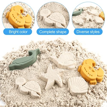 Durable Silicone Sand Toys Set for Kids Outdoor Fun