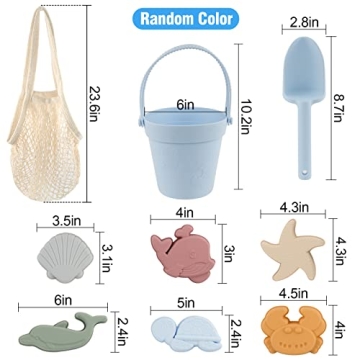 Durable Silicone Sand Toys Set for Kids Outdoor Fun