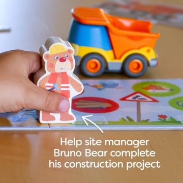 HABA Building Site Game for Cooperative Toddler Fun