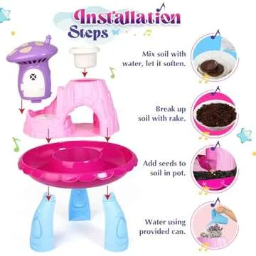 Enchanting Greenbo Kids Fairy Garden Kit for Growing Fun