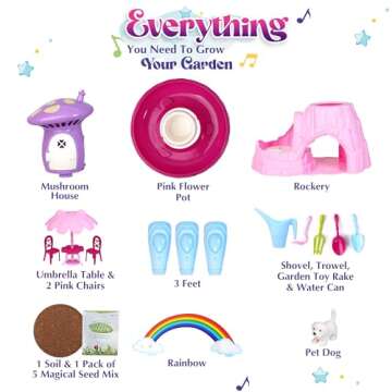Enchanting Greenbo Kids Fairy Garden Kit for Growing Fun