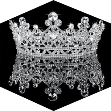 Makone Crystal Queen Crown for Women - Perfect for Celebrations