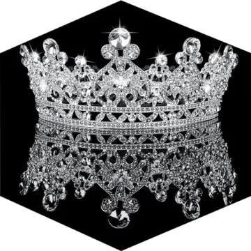 Makone Crystal Queen Crown for Women - Perfect for Celebrations