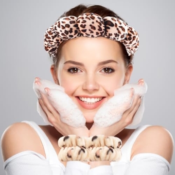 Zkptops Spa Headband and Wristband Set - Cute & Functional