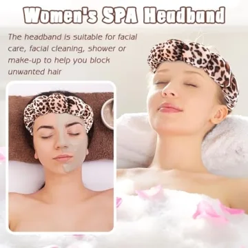 Zkptops Spa Headband and Wristband Set - Cute & Functional