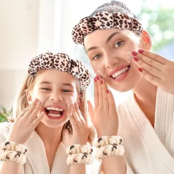 Zkptops Spa Headband and Wristband Set - Cute & Functional