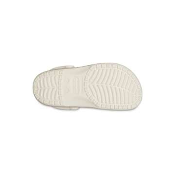 Crocs Unisex Classic Sparkly Clog, Metallic and Glitter Shoes, Champagne, Numeric_8 US Men