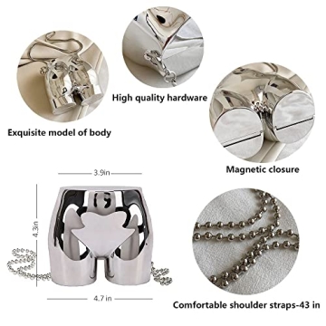 Unique Zenosy Butt Shaped Evening Bag for Women