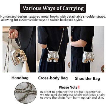 Unique Zenosy Butt Shaped Evening Bag for Women