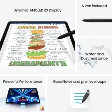 Samsung Galaxy Tab S9 - Powerful 11" Tablet with S Pen