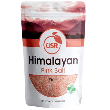 OSR Chef Himalayan Pink Salt 5 lbs Bag - Nutrient Dense