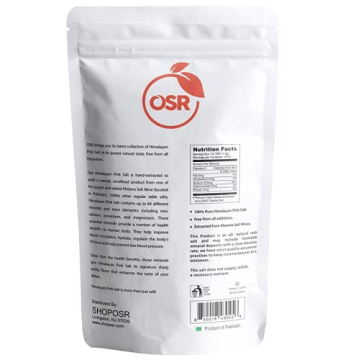OSR Chef Himalayan Pink Salt 5 lbs Bag - Nutrient Dense