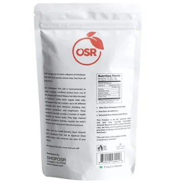 OSR Chef Himalayan Pink Salt 5 lbs Bag - Nutrient Dense