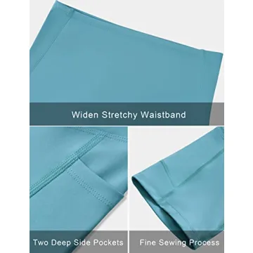 POSHDIVAH Maternity Shorts Comfortable Activewear for Moms