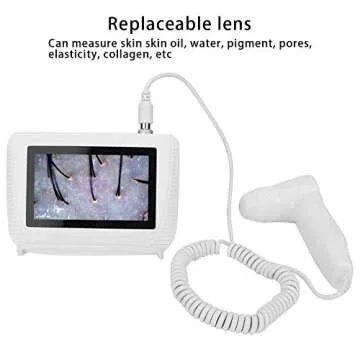 FOKH Skin Hair Analyser, 50X/200X Portable Scalp Detector