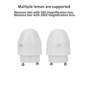 FOKH Skin Hair Analyser, 50X/200X Portable Scalp Detector