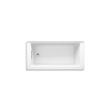 Kohler alcove bathtub for deep soaking and modern design