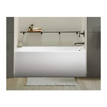 Kohler alcove bathtub for deep soaking and modern design