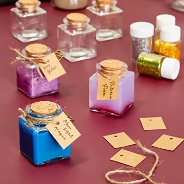 Charming Glass Bottles with Cork Stoppers for Gifts