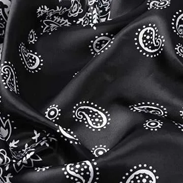 AWAYTR 35” Large Satin Head Scarf for Women