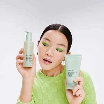 innisfree Green Tea Amino Acid Cleansing Foam, Sulfate Free, Korean Hydrating Face Cleanser with Gentle Foam