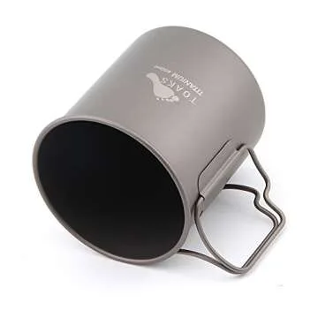 Lightweight TOAKS Titanium 450ml Cup for Outdoors