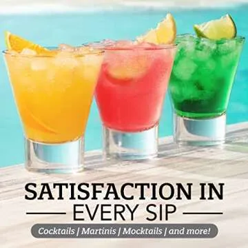 Bormioli Rocco YPSILON Cocktail Glasses - 6-Pack Elegant Set