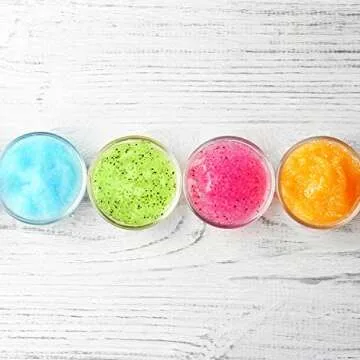 SATINIOR 6 Pack Airtight Plastic Storage Jars - Versatile & Durable