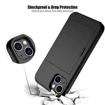 Nvollnoe iPhone 13 Wallet Case with Card Holder