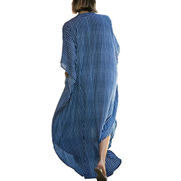 Chunoy Kimono Sleeve V Neck Kaftan for Beach Style