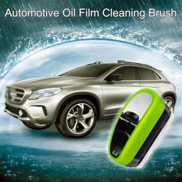 LJRHYEH Automotive Oil Film Cleaning Brush for Clear Vision
