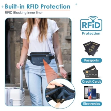 Travel Inspira RFID Blocking Money Belt for Travelers