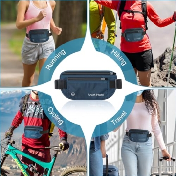 Travel Inspira RFID Blocking Money Belt for Travelers