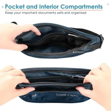 Travel Inspira RFID Blocking Money Belt for Travelers